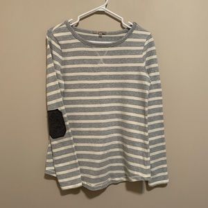 Gap long-sleeved shirt with elbow patches, size small